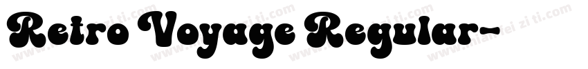 Retro Voyage Regular字体转换